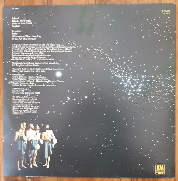 Supertramp : Crime Of The Century (LP, Album)