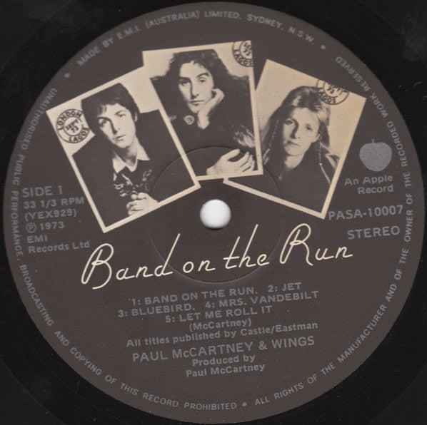 Paul McCartney & Wings* : Band On The Run (LP, Album)