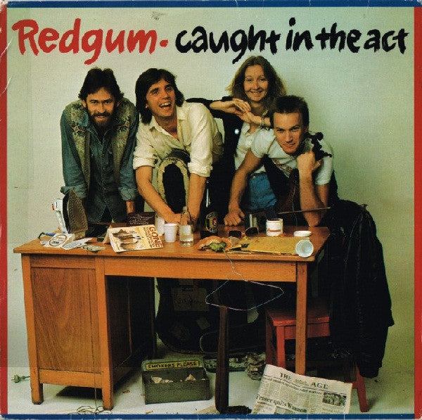 Redgum : Caught In The Act (LP, Album + 7", EP, Bon)