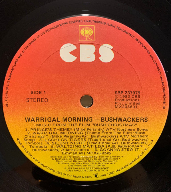 The Bushwackers : Warrigal Morning (LP, Album)