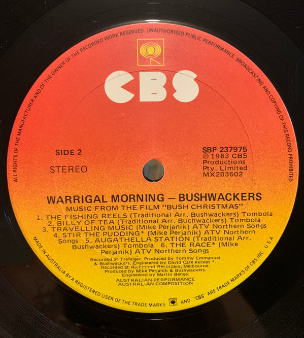 The Bushwackers : Warrigal Morning (LP, Album)