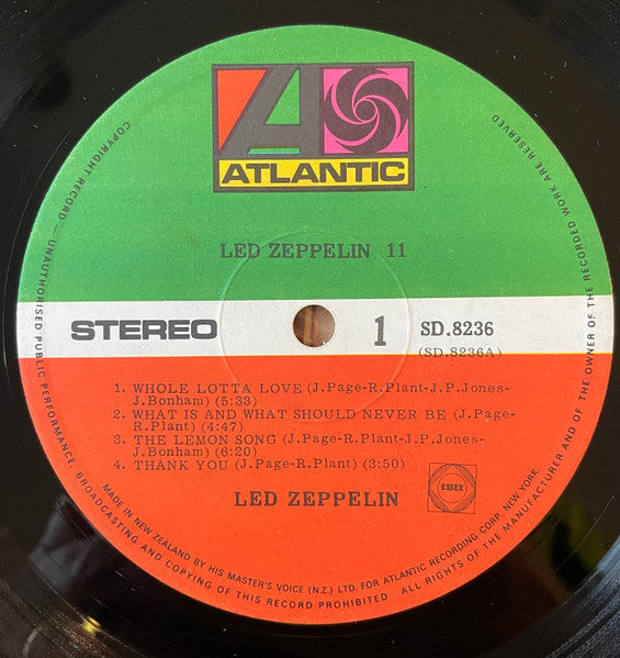 Led Zeppelin : Led Zeppelin II (LP, RE)