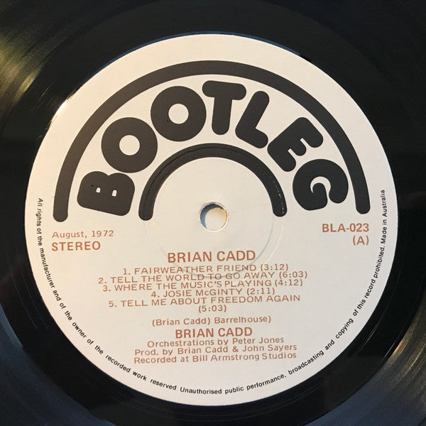 Brian Cadd : Brian Cadd (LP, Album, Gat)