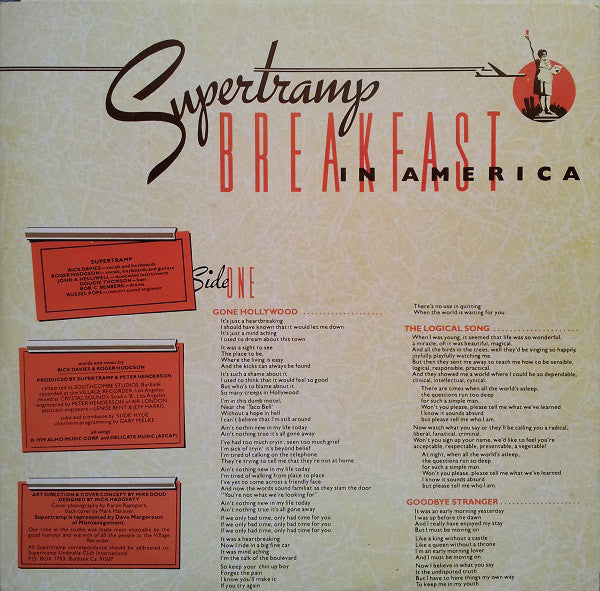 Supertramp : Breakfast In America (LP, Album)