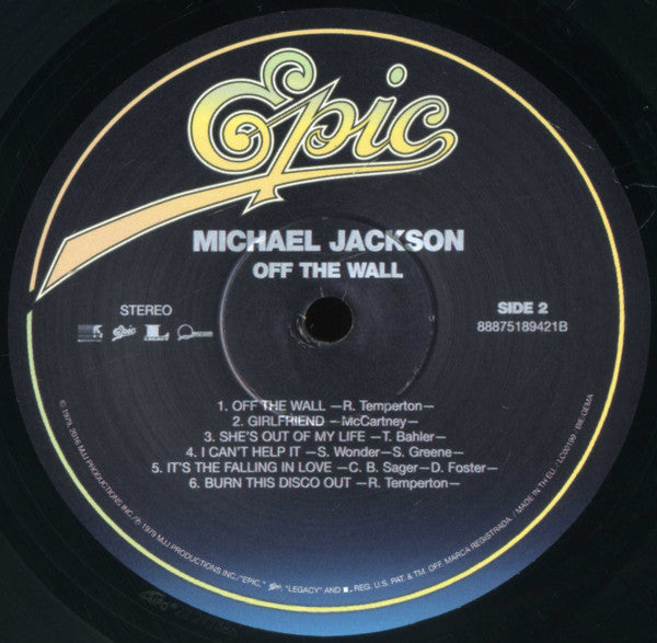 Michael Jackson : Off The Wall (LP, Album, RE, RP, Gat)