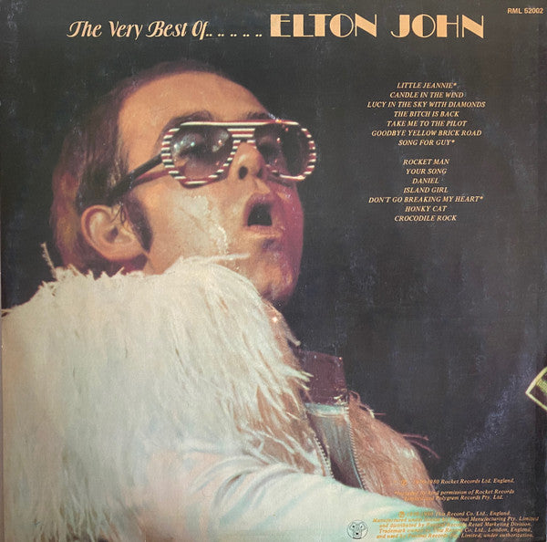 Elton John : The Very Best Of....Elton John (LP, Comp)