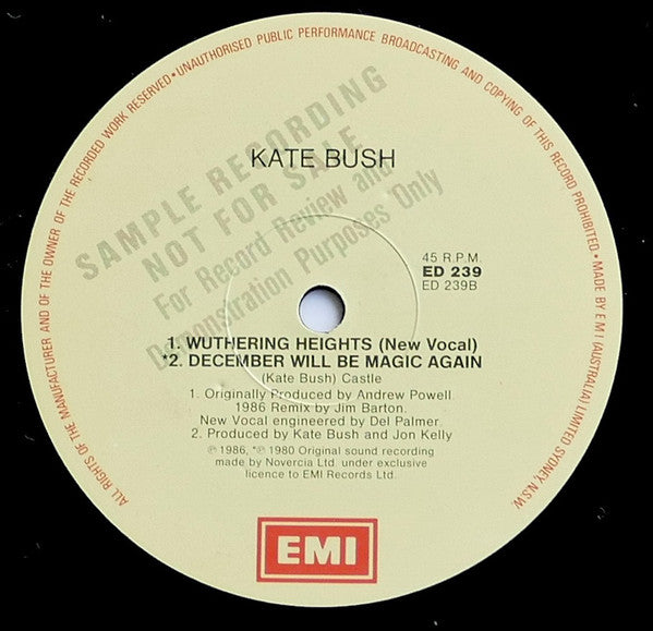 Kate Bush : Experiment IV (12")