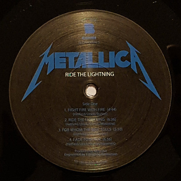 Metallica : Ride The Lightning (LP, Album, RE, RM, RP)