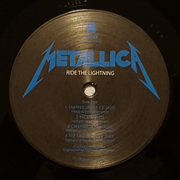 Metallica : Ride The Lightning (LP, Album, RE, RM, RP)