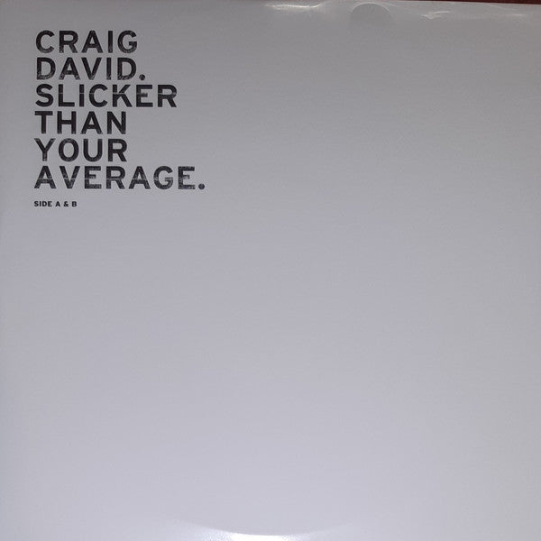 Craig David : Slicker Than Your Average (2xLP, Album, RE, Whi)