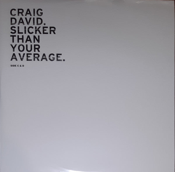 Craig David : Slicker Than Your Average (2xLP, Album, RE, Whi)