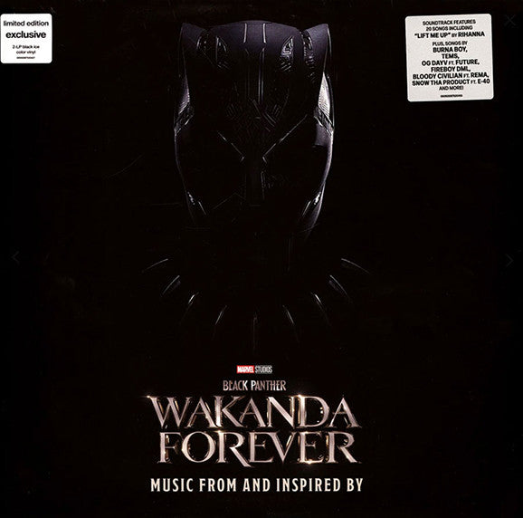 Various : Black Panther: Wakanda Forever - Music From And Inspired By (2xLP, Comp, Ltd, Bla)