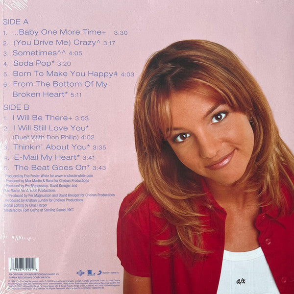 Britney Spears : ...Baby One More Time (LP, Album, Ltd, RE, RP, Pin)