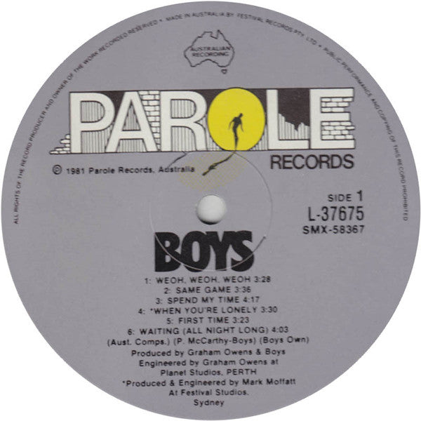 Boys : Boys (LP, Album)