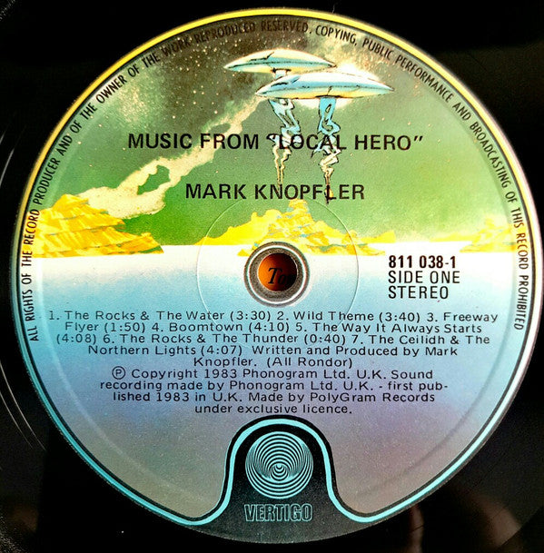 Mark Knopfler : Local Hero (LP, Album)