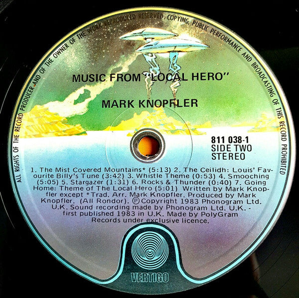 Mark Knopfler : Local Hero (LP, Album)