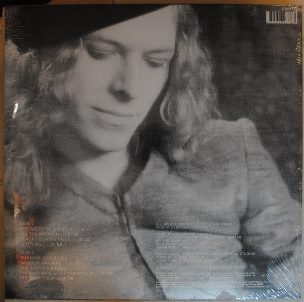 David Bowie : The Man Who Sold The World (LP, Album, RE, RM, 180)