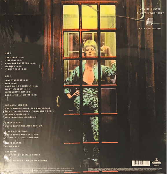 David Bowie : The Rise And Fall Of Ziggy Stardust And The Spiders From Mars (LP, Album, RE, RM, RP)