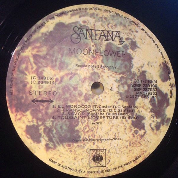 Santana : Moonflower (2xLP, Album)