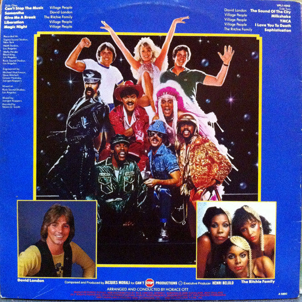 Village People : Can't Stop The Music - The Original Soundtrack Album (LP, Album, Gat)