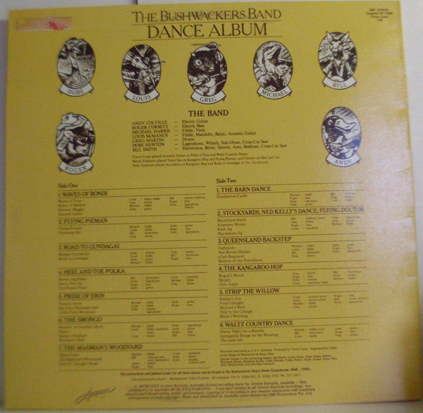 The Bushwackers Band* : Dance Album (LP, Album, RE)