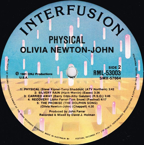 Olivia Newton-John : Physical (LP, Album)