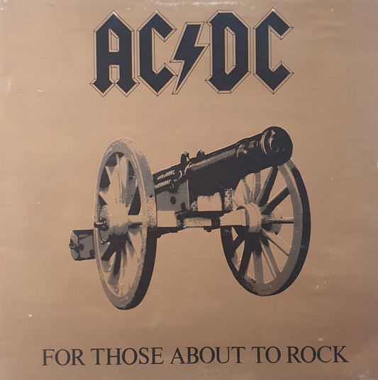 AC/DC : For Those About To Rock (We Salute You) (LP, Album, Gat)