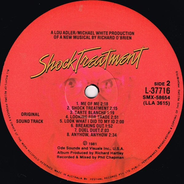 Shock Treatment Cast : Shock Treatment (LP)