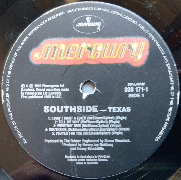 Texas : Southside (LP, Album)