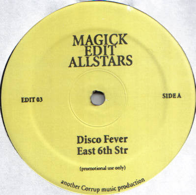 Magick Edit Allstars : Disco Fever (12", Unofficial)