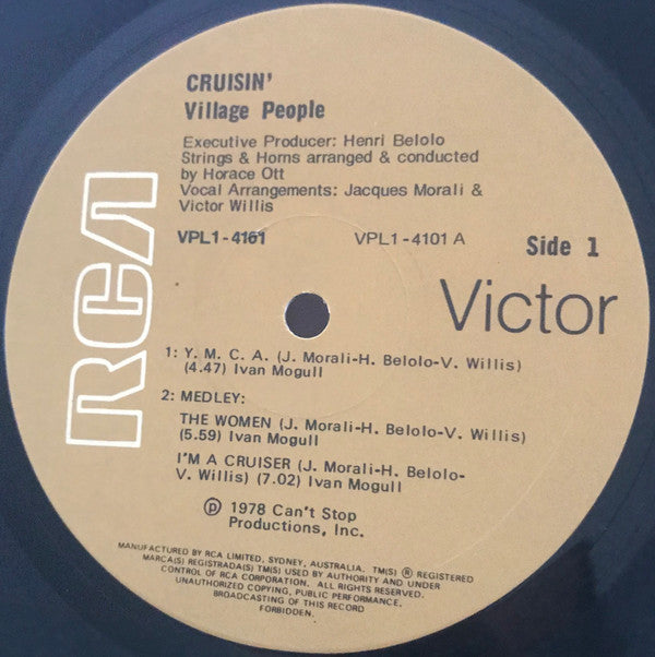 Village People : Cruisin' (LP, Album)