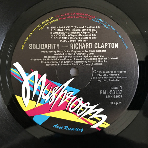 Richard Clapton : Solidarity (LP)