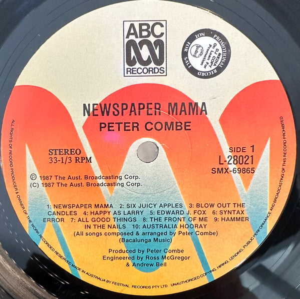 Peter Combe : Newspaper Mama (LP, Gat)