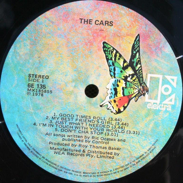 The Cars : The Cars (LP, Album)