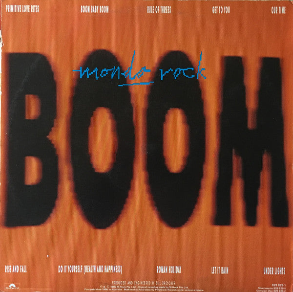 Mondo Rock : Boom Baby Boom (LP, Album)