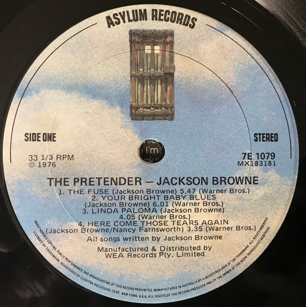 Jackson Browne : The Pretender (LP, Album)