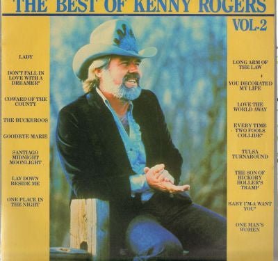 Kenny Rogers : The Best Of Kenny Rogers Vol. 2 (LP, Comp)