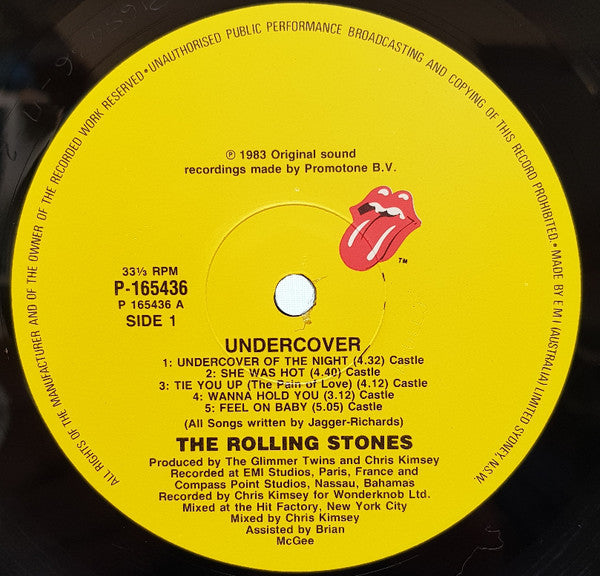 The Rolling Stones : Undercover (LP, Album)