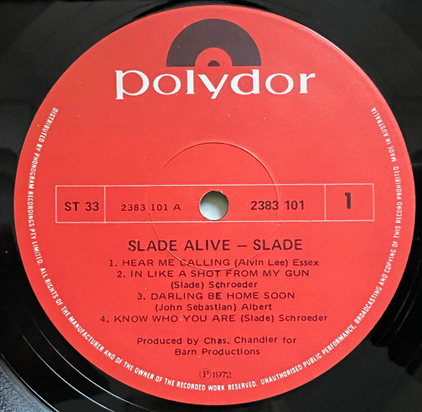 Slade : Slade Alive! (LP, Gat)