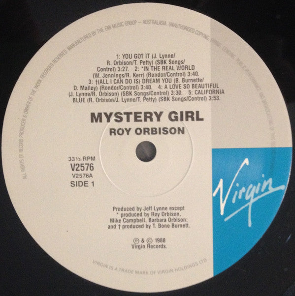 Roy Orbison : Mystery Girl (LP, Album, gat)