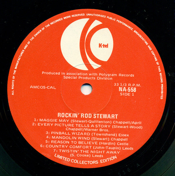 Rod Stewart : Rockin' Rod Stewart (LP, Comp)