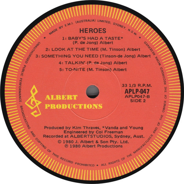 Heroes (11) : Heroes (LP, Album)