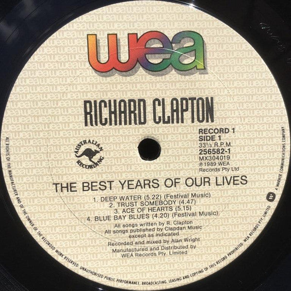 Richard Clapton : The Best Years Of Our Lives (2xLP, Album)