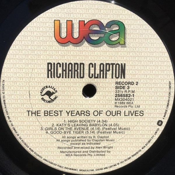 Richard Clapton : The Best Years Of Our Lives (2xLP, Album)