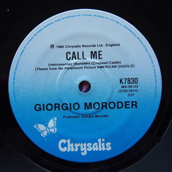 Blondie : Call Me (7", Single, Ltd)