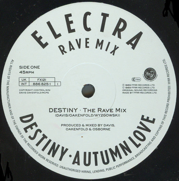 Electra : Destiny / Autumn Love (12")