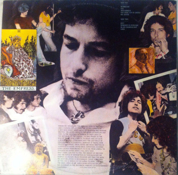 Bob Dylan : Desire (LP, Album, Quad, Gat)