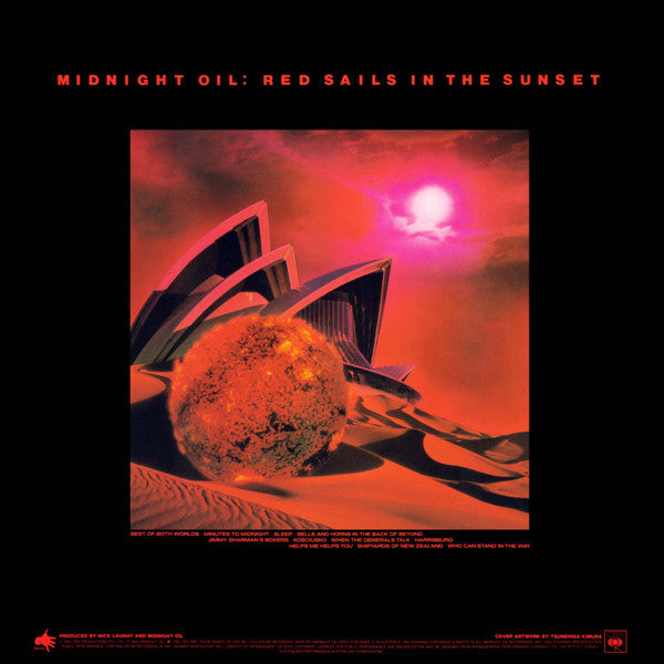 Midnight Oil : Red Sails In The Sunset (LP, Album, M/Print)