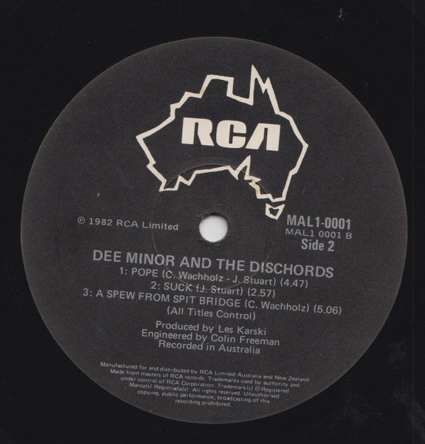 Dee Minor And The Dischords : Dee Minor & The Discords (12", EP)