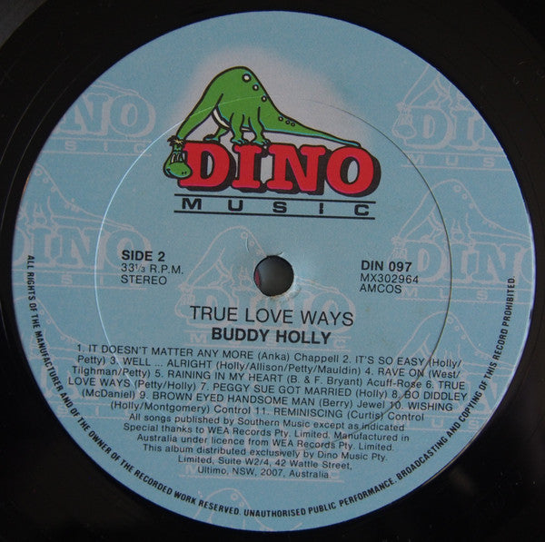 Buddy Holly : True Love Ways (LP, Comp)